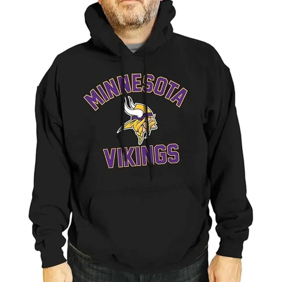 NEW Campus Colors Minnesota Vikings Gameday Hoodie Sweatshirt Mens Large - Picture 1 of 4